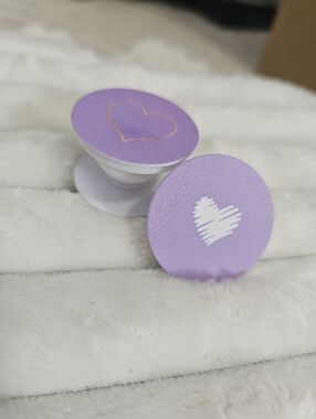 Set Of 2 Pop Sockets -purple